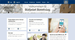 Desktop Screenshot of blaafjellet.no