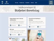 Tablet Screenshot of blaafjellet.no